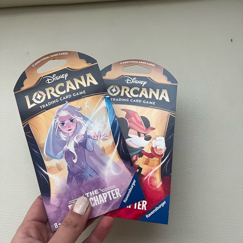 2 NEW Disney Lorcana The First Chapter Booster Pack - English Edition TCG
